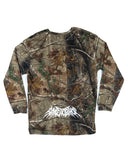 One off long sleeve -real tree green girl tee size XL