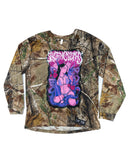 One Off Long Sleeve -Real Tree Purple Girl Tee