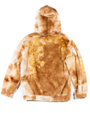 One off teddy bear puffy hoodie. Embroidered logo.